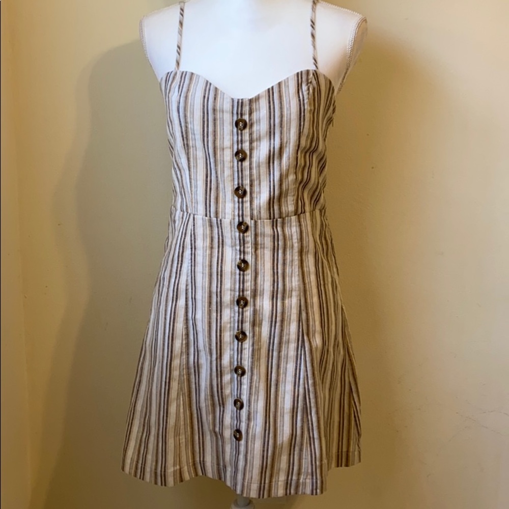 Mind Code Size L Stripped Sundress.